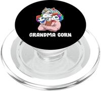 Rainbow Unicorn Grandmom And Grandchildren PopSockets PopGrip for MagSafe
