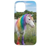 Rainbow Unicorn Horse Case for iPhone 15