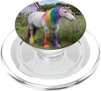 Rainbow Unicorn Horse PopSockets PopGrip for MagSafe