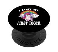 Rainbow Unicorn I Lost My First Tooth Funny Tooth Fairy PopSockets Adhesive PopGrip