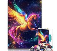 Rainbow Unicorn Jigsaw Puzzles for Adults 2000 Piece Puzzle,Brain Teaser Game Wall Decoration Unique Birthday And Xmas Gifts 70x100cm