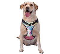 Rainbow Unicorn Large Printed pet Traction Vest for Pets to wear When Walking The Dog or Climbing Mountains