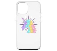 Rainbow Unicorn Pop It | Kid's Cute Christmas Case for iPhone 12/12 Pro