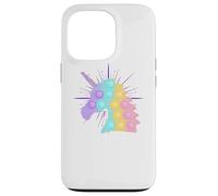 Rainbow Unicorn Pop It | Kid's Cute Christmas Case for iPhone 13 Pro