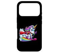Rainbow Unicorn Ski Hero With Cape And Star Power Case for iPhone 17 Pro