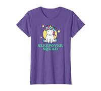 Rainbow Unicorn Sleepover Squad Pajama Slumber Party T-Shirt T-Shirt