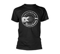 Rainbow Unisex Adult Long Live Guitar T-ShirtXXL Black PH2431