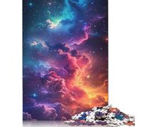 Rainbow Universe Puzzle Difficult Hard 100 Percent Recycled Cardboard Jigsaw Puzzle for Women Men 1000pcs (38x26cm)