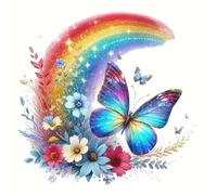 Rainbow Vinyl Sticker Car Accessories Stickers Windows Decal(10x10cm)