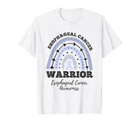Rainbow Warrior Esophageal Cancer Awareness Value Graphic T-Shirt