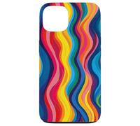 Rainbow Wave colors Stripe Case for Vibrant Flow design Art Case for iPhone 13