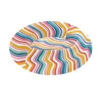 Rainbow Waves Colorful Warm & Soft Pet Dog Beds fluffier Cat Cave Bed for Small Size Pets Sleeping cama de Pelotas para Perros