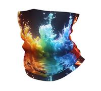 Rainbow Waves Dual-Sided Sweat Band Head Scarf for Men Women, Seamless Workout Head Wrap, Breathable Quick-Dry for Fitness Travel