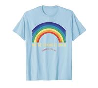 Rainbow We're Taking It Really Back Christian Bible Verse T-Shirt, Men, Baby Blue, Medium