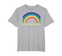 Rainbow We're Taking It Really Back Christian Bible Verse T-Shirt, Men's Big and Tall, Heather Grey, 5X Tall