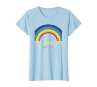 Rainbow We're Taking It Really Back Christian Bible Verse T-Shirt, Women, Baby Blue, X-Large