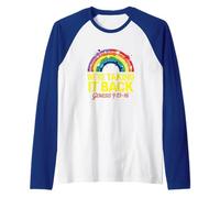 Rainbow We're Taking It Really Back - God's Promises Raglan Baseball Tee