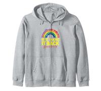 Rainbow We're Taking It Really Back - God's Promises Zip Hoodie