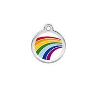 Red Dingo Assorted Dog Id Tags (Small, Rainbow)