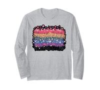 Rainbow Wildflowers Botanical Long Sleeve T-Shirt