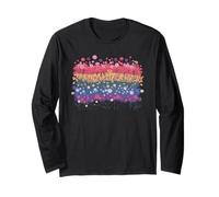 Rainbow Wildflowers Botanical Long Sleeve T-Shirt