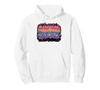 Rainbow Wildflowers Botanical Pullover Hoodie