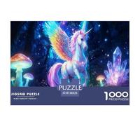 Rainbow-winged Unicorn Jigsaw Puzzles for Adults Kids Animal Puzzles 1000 Jigsaws Brain Challenge Home Decoration Gifts 38x26cm/1000pcs