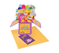 Rainbow Wishes 3D Pop Up Birthday Box Card
