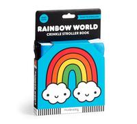 Rainbow World Crinkle Fabric Stroller Book