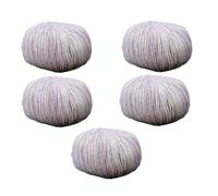 Rainbow Yarn, Gradient Cotton Yarn, Hand Dyed Skeins, Multi-Color And Soft Cakes For Crocheting Sweaters, Scarves, Shawls, Knitting & Crochet Supplies, 3.94x3.94x2.76 Inches