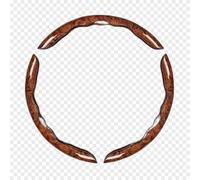 RAINBOW88 Car Steering Wheel Cover for Dodge Dakota, Odor-Free Durable Grip Car Accessory Auto Interior Protection Accessories, A black