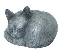 Rainbowbridge At Peace Cat Urn For Ashes - Handcrafted Cat Memorial - Pet Urn Suitable for Indoor & Outdoor Use