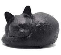 Rainbowbridge At Peace Cat Urn For Ashes - Handcrafted Cat Memorial - Pet Urn Suitable for Indoor & Outdoor Use