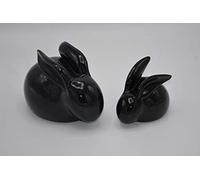 Rainbowbridge Rabbit Urn/Ashes Casket - Handcrafted Memorial - Pet Memorials Gifts - Black Large
