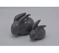 Rainbowbridge Rabbit Urn/Ashes Casket - Handcrafted Memorial - Pet Memorials Gifts - Grey Regular