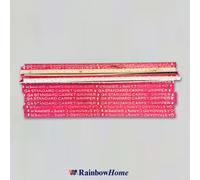 RainbowHome Dual Purpose Gripper Rods - Short Pin (Pack of 30) in Light Red RainbowHome Light Red
