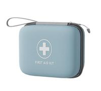 RainbowJise Empty Travel Small First Aid Kit, Small Medicine Storage Bag Emergency Medical Kit for Home, Car, Travel, Camping & Outdoor Activities (Light Blue, S)