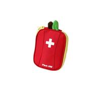 RainbowJise Portable Empty Travel Small First Aid Kit, Medicine Storage Bag Emergency Medical Bag for Home, Car, Travel, Camping & Outdoor Activities (Red)