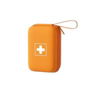 RainbowJise Portable Empty Travel Small First Aid Kit, Mini Medicine Storage Bag Emergency Medical Bag for Home, Car, Travel, Camping & Outdoor Activities (Orange)