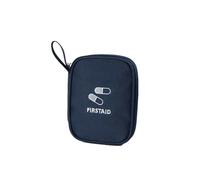 RainbowJise Portable Empty Travel Small First Aid Kit, Mini Medicine Storage Bag Emergency Medical Bag for Home, Car, Travel, Camping & Outdoor Activities (Navy Blue)