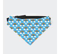 Rainbows and Clouds Dog Bandana Collar Pet Triangle Scarf Cat Kerchief with Adjustable Buckle