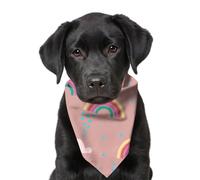 Rainbows And Clouds Pet Bandana - Large