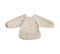 Mushie Weaning Bib Baby Long Sleeve | Toddler Bibs with Sleeves Waterproof | Adjustable Fit for 6-24 Months | Colour: Rainbows