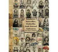 Rainbows, Butterflies and Umbrellas Junk Journal Ephemera: Cut and Create