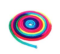 Rainbows Color Rhythmic Gymnastics Rope Solid Competition Arts Training Rope for Professional Competition Home Fitness Kids Playing