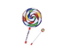 Rainbows Colored Lollipop Children's Percussion Portables Hand Drum Musical Instrument for Creative Plays Educational Rhythm Development Toy