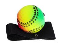 Rainbows Rubber Ball Football Return Baseball Kids Hand Toss And Return Toy For Relaxation Techniques Portables Gym
