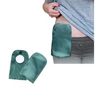 rainbowstar 2 Pcs Ostomy Bag Covers Ostomy Shower Cover Waterproof Reusable Ostomy Pouch Covers for Men Women Colostomy Ileostomy Showering Protector, Green, Default