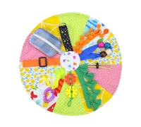 rainbowstar Fidget Blanket for Alzheimer Autism Therapy and Anxiety Relief Sensory Toys for Dementia Band Busy Hands
