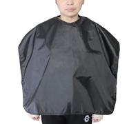 rainbowstar Waterproof Post Surgery Shower Cape Water Resistant Post Surgery Garment with Pockets for Mastectomy Chest Surgery Shoulder Surgery Shower Protection, Black, Black, Loose
